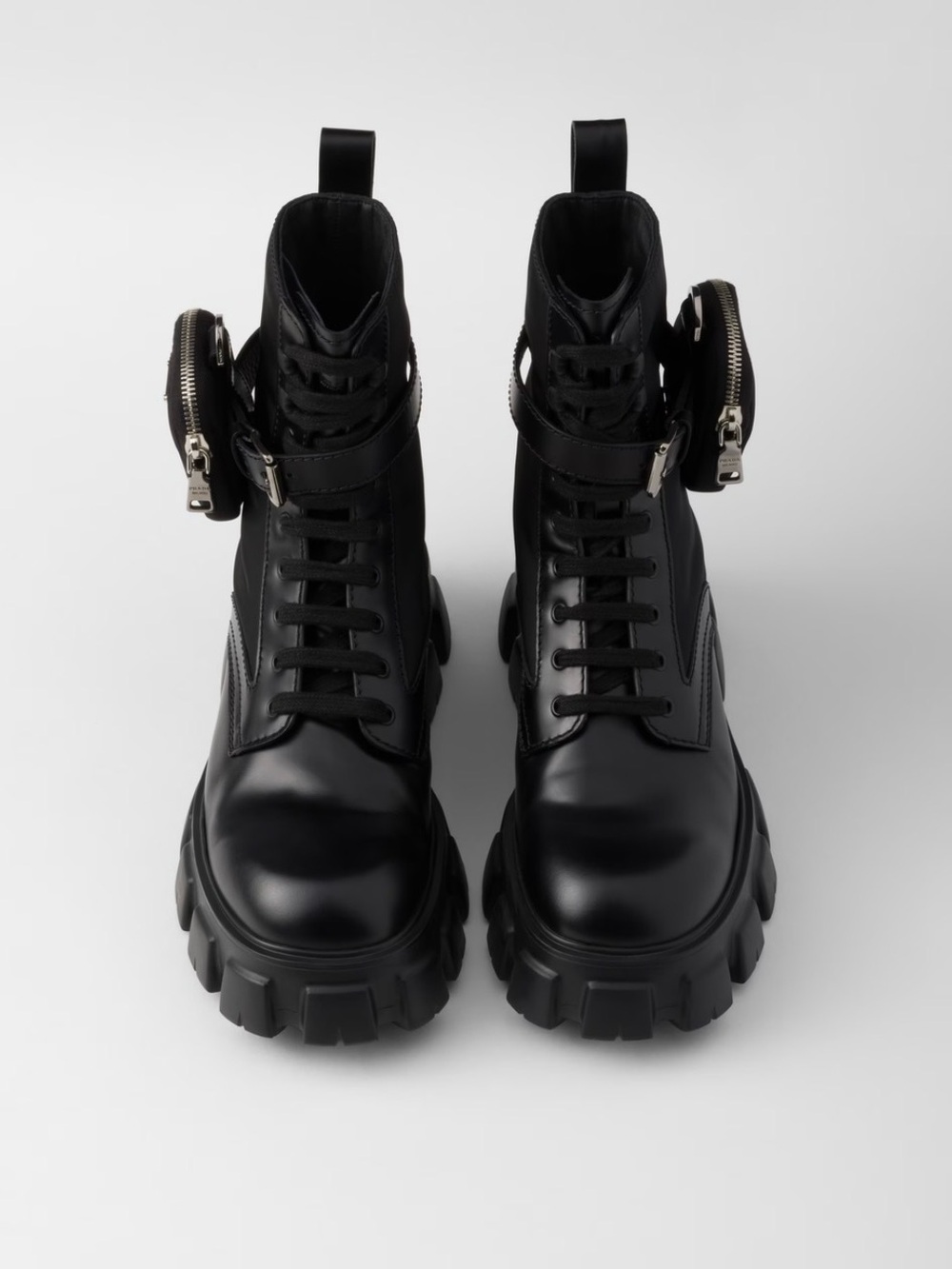 Prada Nero Chunky Lug Boot - Picture 5 of 10